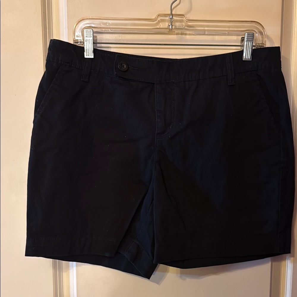 Style & Co petite dress black shorts 2 back pockets side pockets